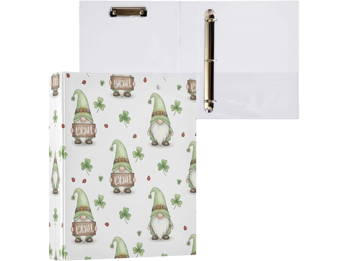 Besportble Carpeta De Anillas Redondo Con Portapapeles Y Oficina Pvc. 27,9 X 21,6 Cm 31,5 27 6