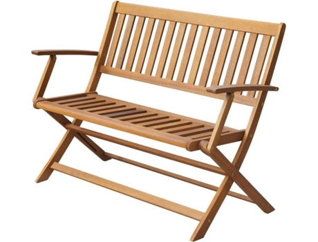 Banco Jardin VIDAXL Marrón Madera (120x60x89 cm)
