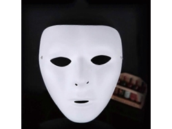 Máscara De Baile De Jabbawockeez Hecha De Pvc Ecológico Para Fiesta De Halloween 15x18cm/16.5x19.5cm