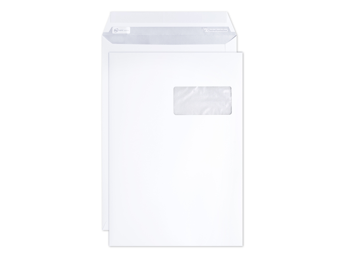 Sobres autoadhesivos fen CLAIREFONTAINE (x250)