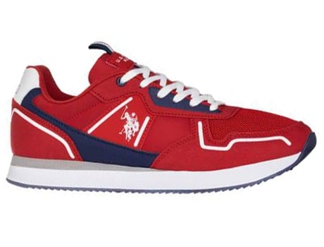 Zapatillas Deportivas U.S. POLO ASSN Nobil004Reddbl01 Hombre (Rojo -Material Sintético -41)