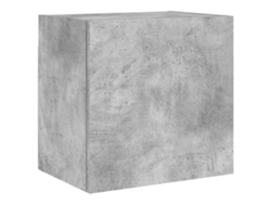 Mueble de TV de pared en gris cemento, 40,5x30x40 cm, MAISON EXCLUSIVE
