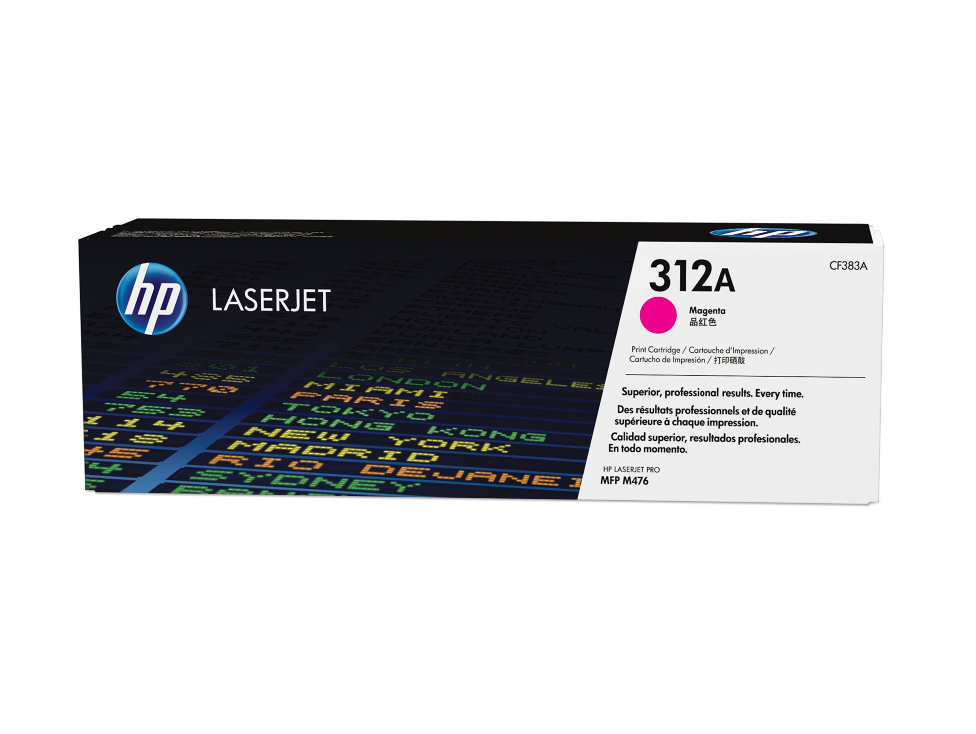 Cartucho de tóner Original HP 312A Magenta para HP Color LaserJet Pro MFP M476dn , M476dw , M476nw