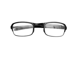 Gafas de lectura unisex, portátiles, ligeras, plegables y ultrafinas, color negro (1.0)