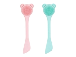 Brocha De Silicona De Dos Componentes Para Mascarillas Faciales, Aplicador Flexible Y Suave Para Mascarillas De Arcilla Y Exfoliación.