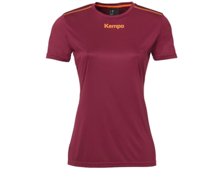 Camiseta de Mujer para Fútbol KEMPA Poly Rojo (L)