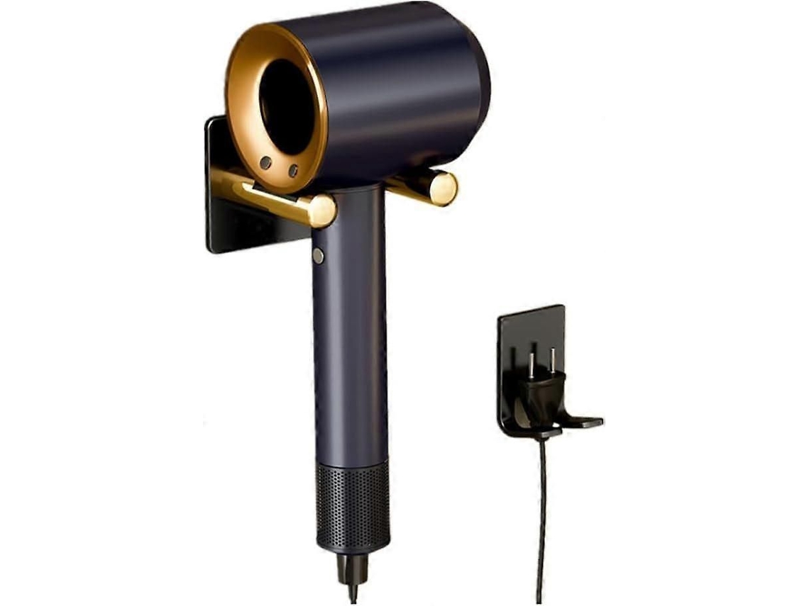 Soporte para secador de pelo, adhesivo de pared Dyso N, no requiere taladrar, GOKOCO