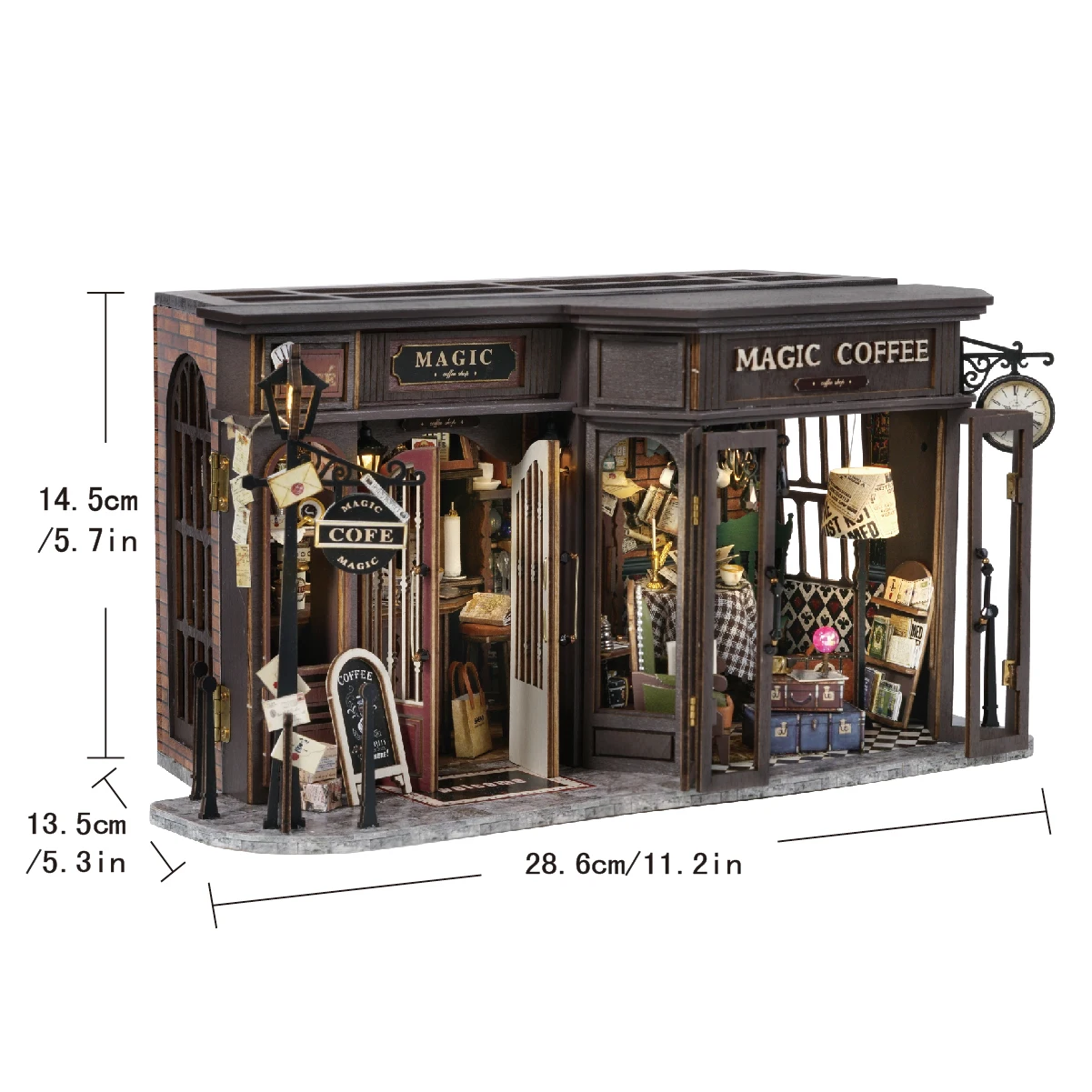 (f-041) Casa De Muñecas Grande Diy, Mini Muebles De Madera, Casa De Muñecas Hecha A Mano, Modelo De Casa, Juguete De Ensamblaje