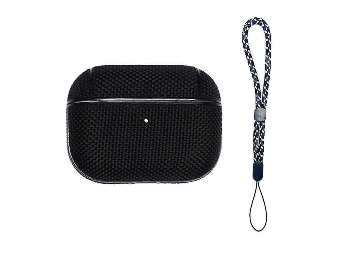 Estuche impermeable de nailon para auriculares inalámbricos con cordón para AirPods Pro 2