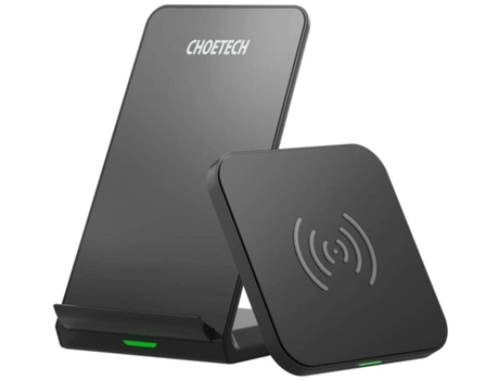 Conjunto de Cargadores Inalámbricos Paquete Inducción Rápida para iPhone 12 Pro/SE/12/8/XR/11 Pro Max/11/XS Max YIZHOOD Seda Negro (2un)