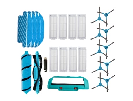 Paño de mopa trapos cepillo de rodillo principal cepillos laterales de filtro HEPA para Cecotec Conga 3690 3490 Robot aspirador filtros piezas de t...