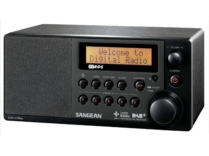 Radio de Mesa SANGEAN DDR-31+ Negra