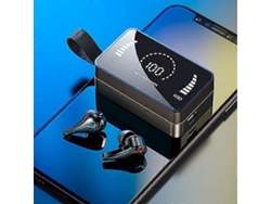 Auriculares Bluetooth con pantalla LED y estuche de carga portátil Ly Ebike