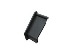 Deflector RENOPLAST de pared para perfil de alero K10 Grafito Derecha Izquierda Acabado de terrazas Suelos de resina