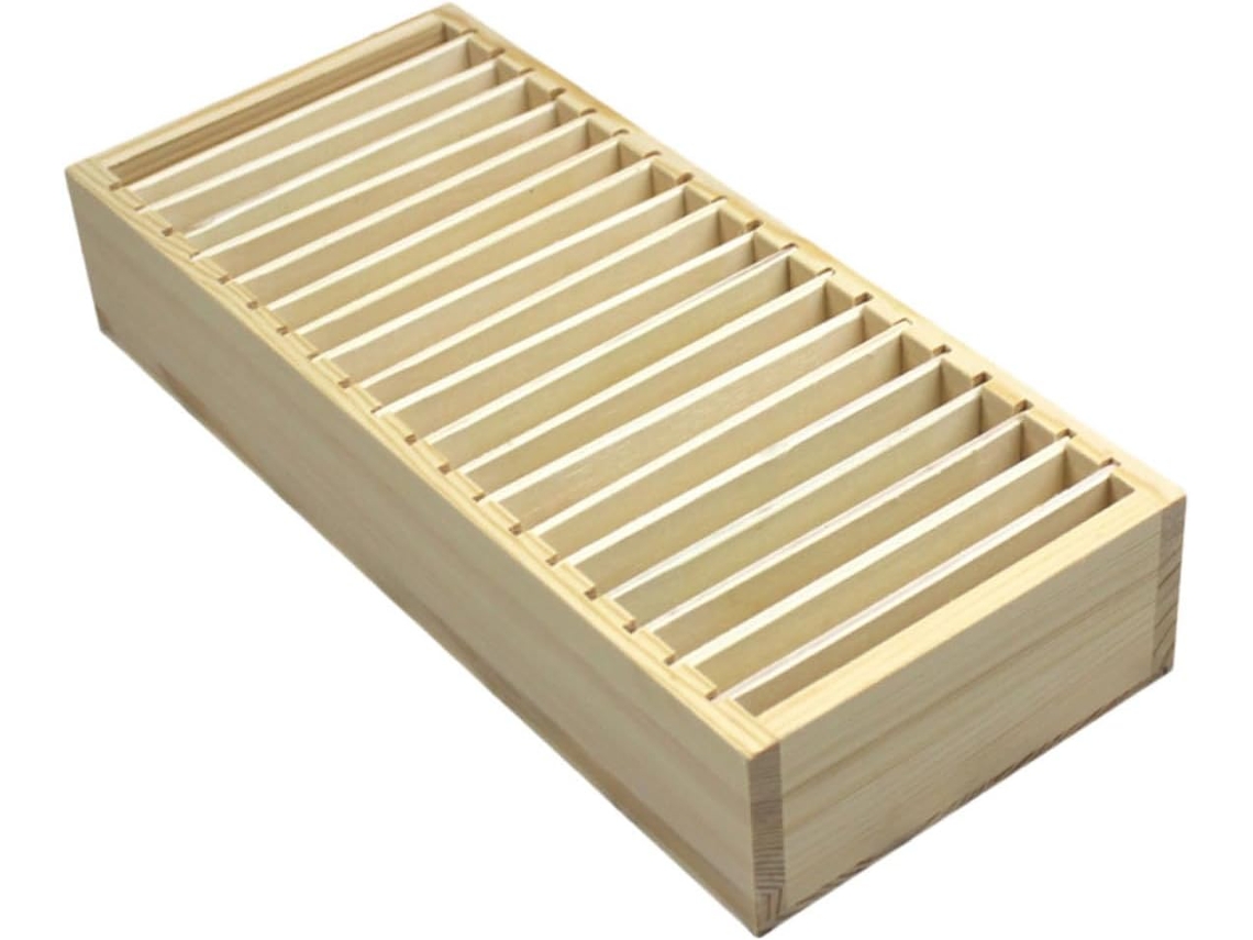 Caja De Almacenamiento Multifuncional De Madera Con 1 Compartimento Desmontable, Organizador De Escritorio Portátil.