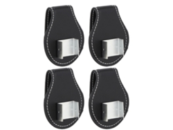 KKLV-4 Piezas Clip para tiza de billar portátil de cuero PU Tamaño compacto Herramienta de precisión Accesorio para snooker