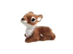 Decoración de mesa con ciervo pequeño, modelo animal simulado