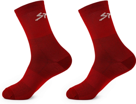 Calcetines para Unisex SPIUK SPORTLINE Calcetin Pack Ud Anatomic Medio Rojo