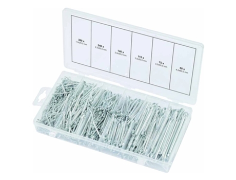 KS Tools Surtido de chavetas hendidas de 1000 piezas 1,5x25-4x60mm