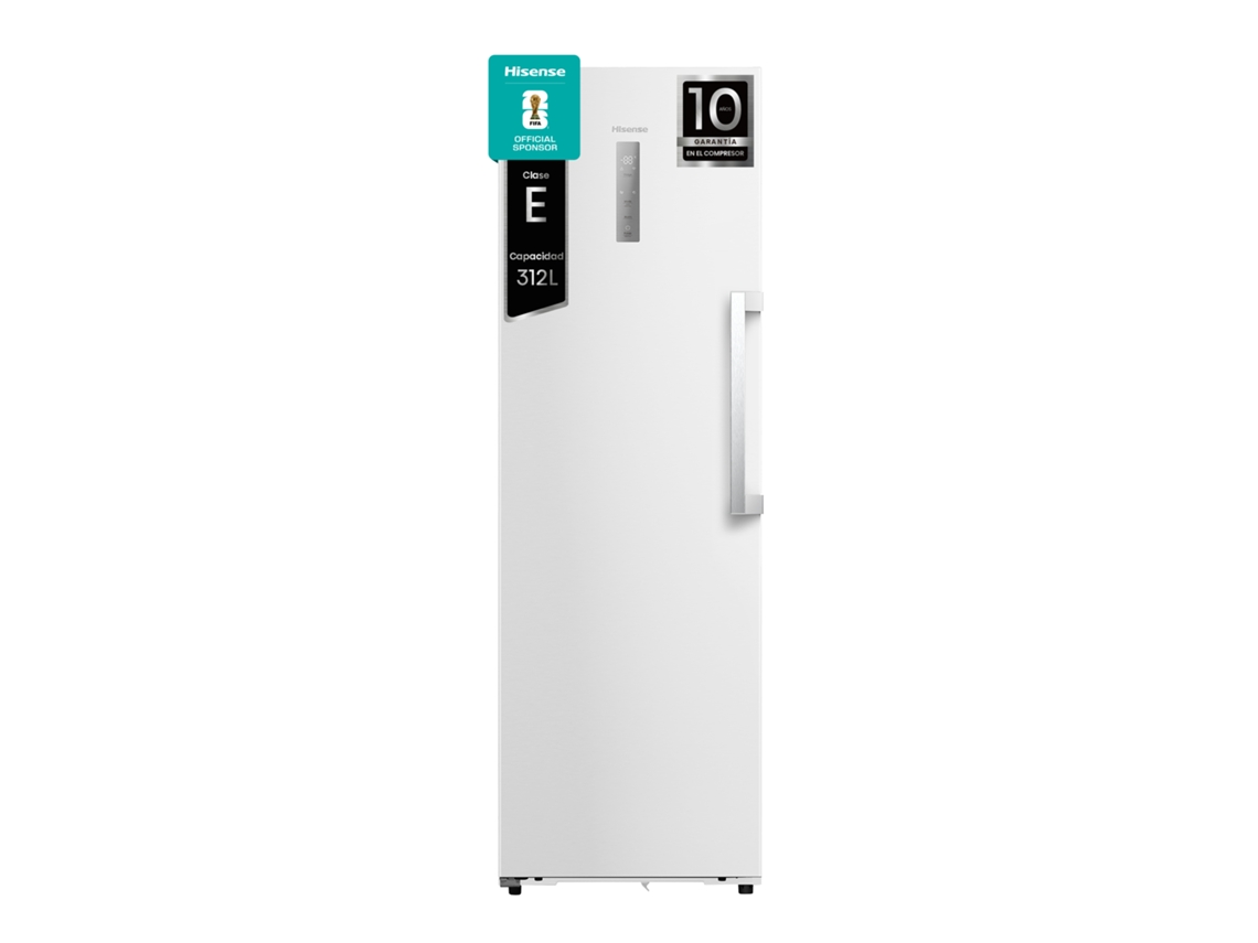 Congelador Vertical HISENSE FT3K310SEWE1 (No Frost - 185,6 cm - 312 L - Blanco)