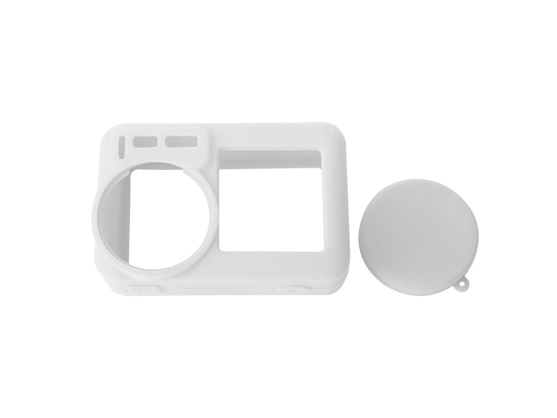 NEVEANCE Funda de Silicona Protectora Portátil con Estuche para Lente para Cámara DJI Osmo Action