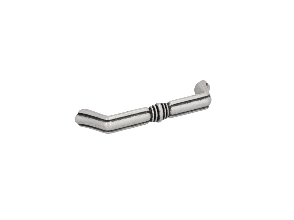 Tirador Para Mueble De Zamac Distancia Entre Centros 96mm Plata Brillante Lote De 25