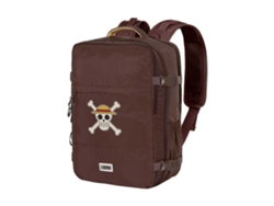 Mochila de viaje One Piece Skull Mercury grande 47x23x33cm, marrón