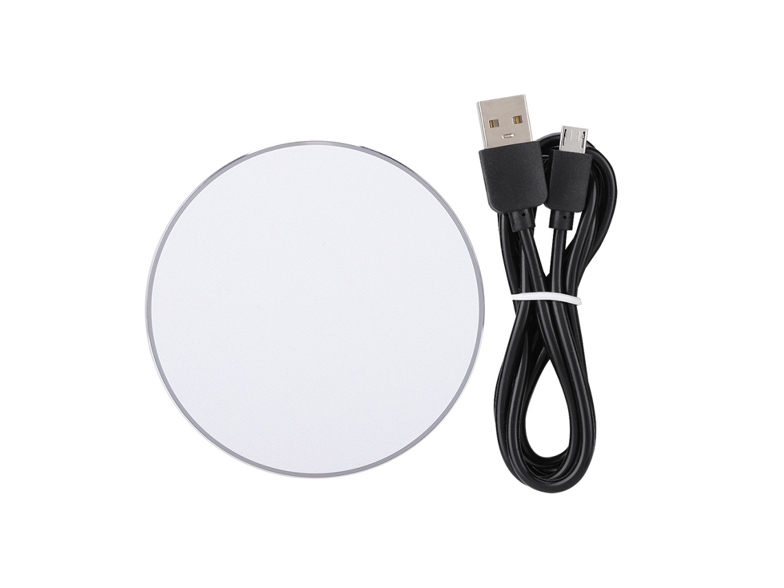 Cargador Inalámbrico 10w De Carga Rápida Protocolo Qi Pad De Carga Para Samsung Oro