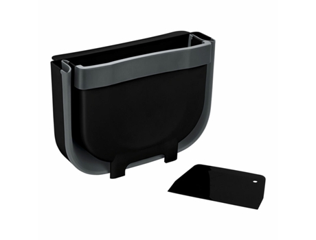 Cubo de basura para puerta de armario WENKO Fago 55028100 (Negro - 5 L)