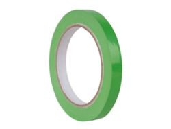 Cinta Adhesiva Para Cerrar Bolsas 66mx12mm Pvc Verde Apli 17001