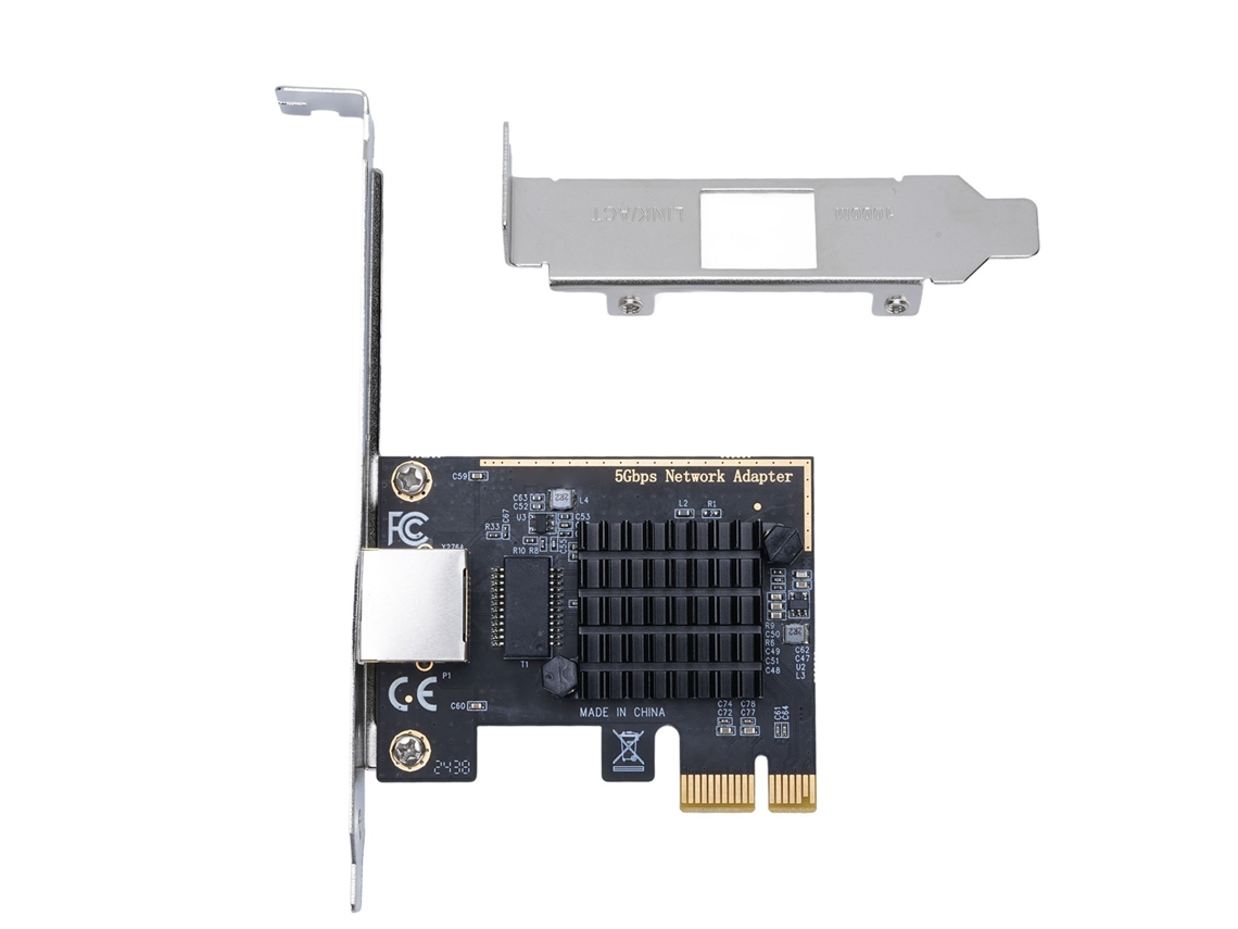 Tarjeta de red PCI Express de 5 Gbps con chip RTL8126 y puerto RJ45 para Windows 7, 8, 10 y 11.