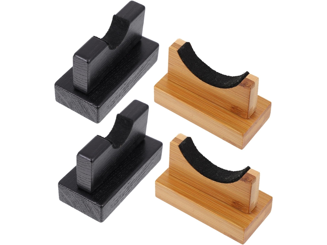 Soporte De Madera Natural Para Bates De Béisbol
