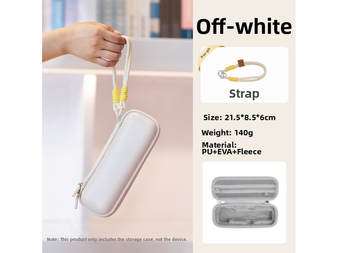 Bolsa Portátil À Prova Dágua para Dji Osmo Pocket4 À Prova de Choque HENTEN HOME Branco