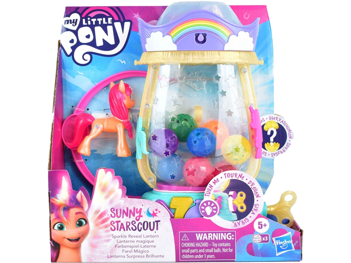Muñeco MY LITTLE PONY Sunny Starscout Lanterna Surpresa Brillante (Edad Mínima: 5 Años - 25,4 x 26,3 x 6,6 cm)