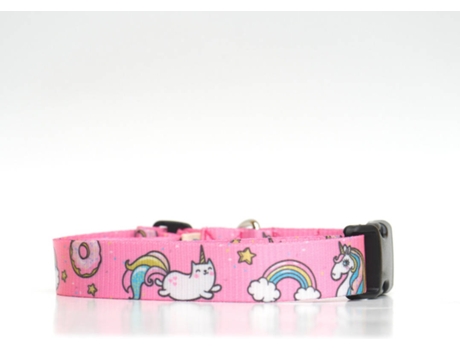 Collar para Perros BECKY DOG APPAREL Tokyo (Multicolor - 28-38 cm - Poliéster - Pequeño)