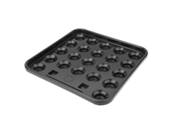 Soporte Para Mesa De Billar Con Bandeja Para 22 Bolas - Accesorio De Billar De Plástico Resistente