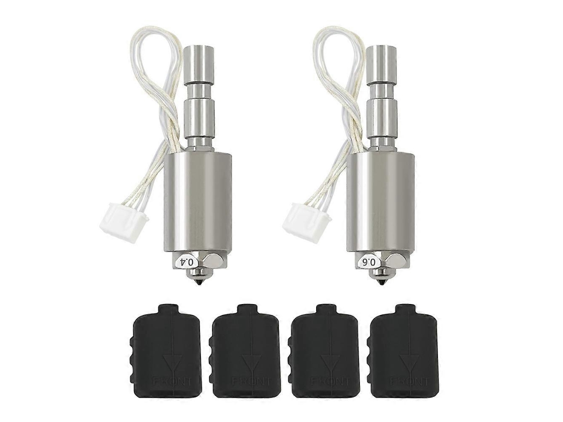 0.4/0.6mm Hotend For 3 Max Quick-swap Hardened Steel Nozzle Extruder Hot End With Extra 2pc Silicon
