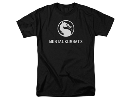 Camiseta ROCKINSTONE Mortal Kombat X Dragon Logo Adulto (Algodón - XXXL)