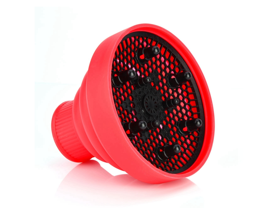 Difusor Plegable De Silicona Para Secador De Cabelo, Design Econômico De Espaço, Adequado Para A Maioria Dos Secadores, Estilo Profissional