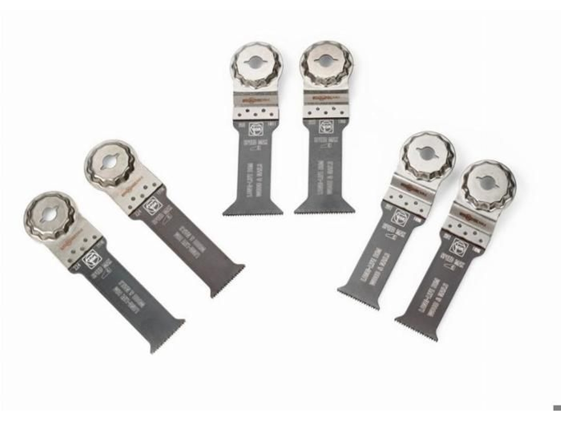 Juego de 6 hojas de sierra para madera y metal FEIN E-Cut Starlockmax 35222967050