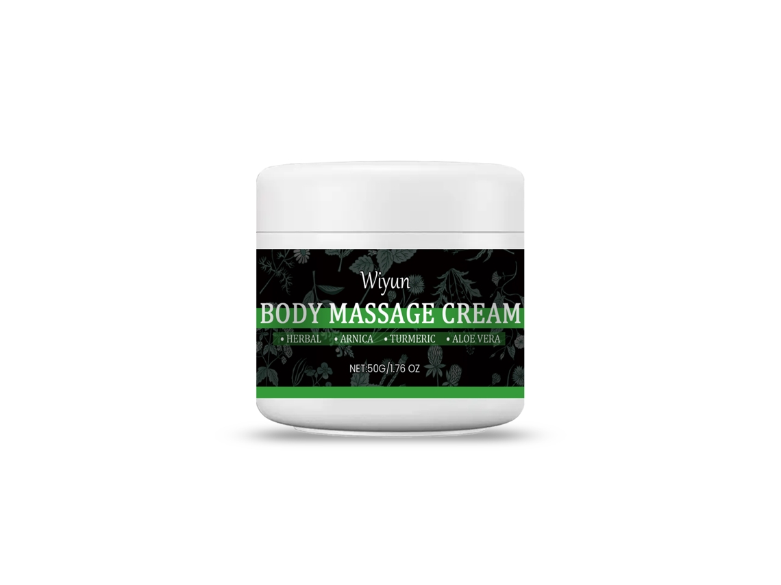 Crema de masaje corporal a base de hierbas naturales