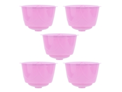 MEOIRUERY 5 Piezas Cápsulas Reutilizables para Máquina de Café DOLCE GUSTO