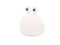 Luz de noche HL 14 Linda babosa de silicona suave para el hogar, recargable por USB, color blanco Vledary