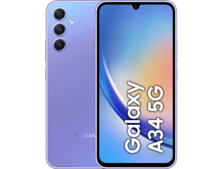 Smartphone SAMSUNG Galaxy A34 5G (6.6'' - 6 GB - 128 GB - Violet)