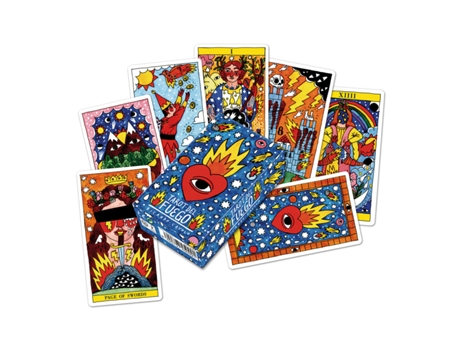 FOURNIER Baraja de Tarot Del Fuego Por Ricardo Cavolo de 78 Cartas