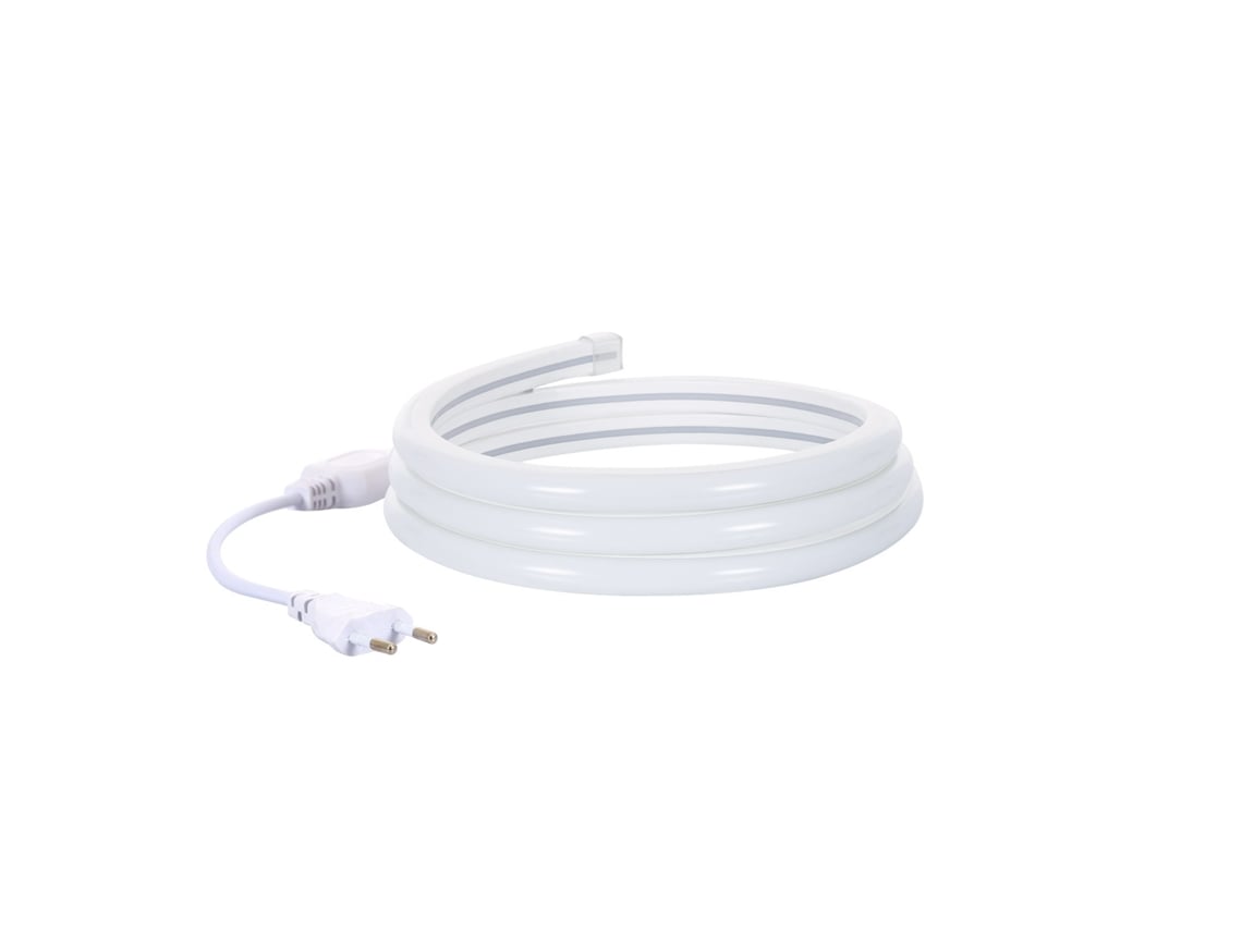 Tira Led Neón Regulable 220v Verde Semicircular 180 7.5w/m Corte 100cm Ip67 A Medida 3 M