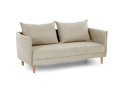 Sofá 3 Plazas BUDWING Melanie Camel (187 x 62 x 93 cm)