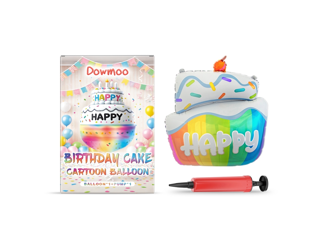 Globos de cumpleaños coloridos - Fáciles de usar