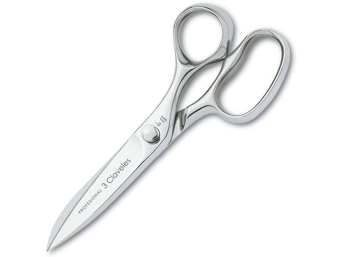 3 Claveles Prof-class - Tijeras De Cocina Profesionales 8" 20 Cm. Acero Forjado En Caliente