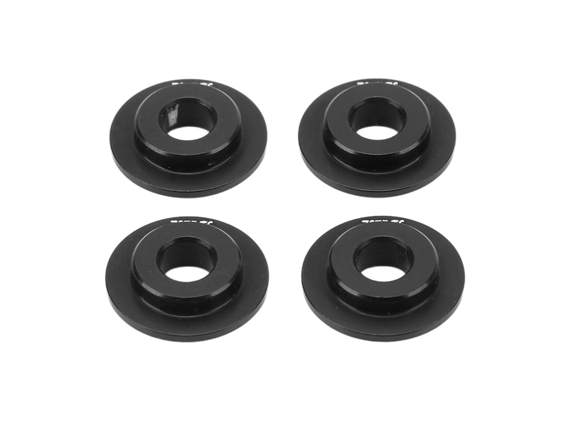 2026 4 Adaptadores de llanta de aluminio para coche RC Traxxas UDR 1/7, junta duradera, color negro